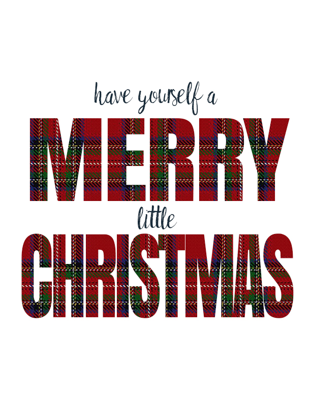 Have Yourself a Merry Little Christmas Printable - A Burst of Beautiful