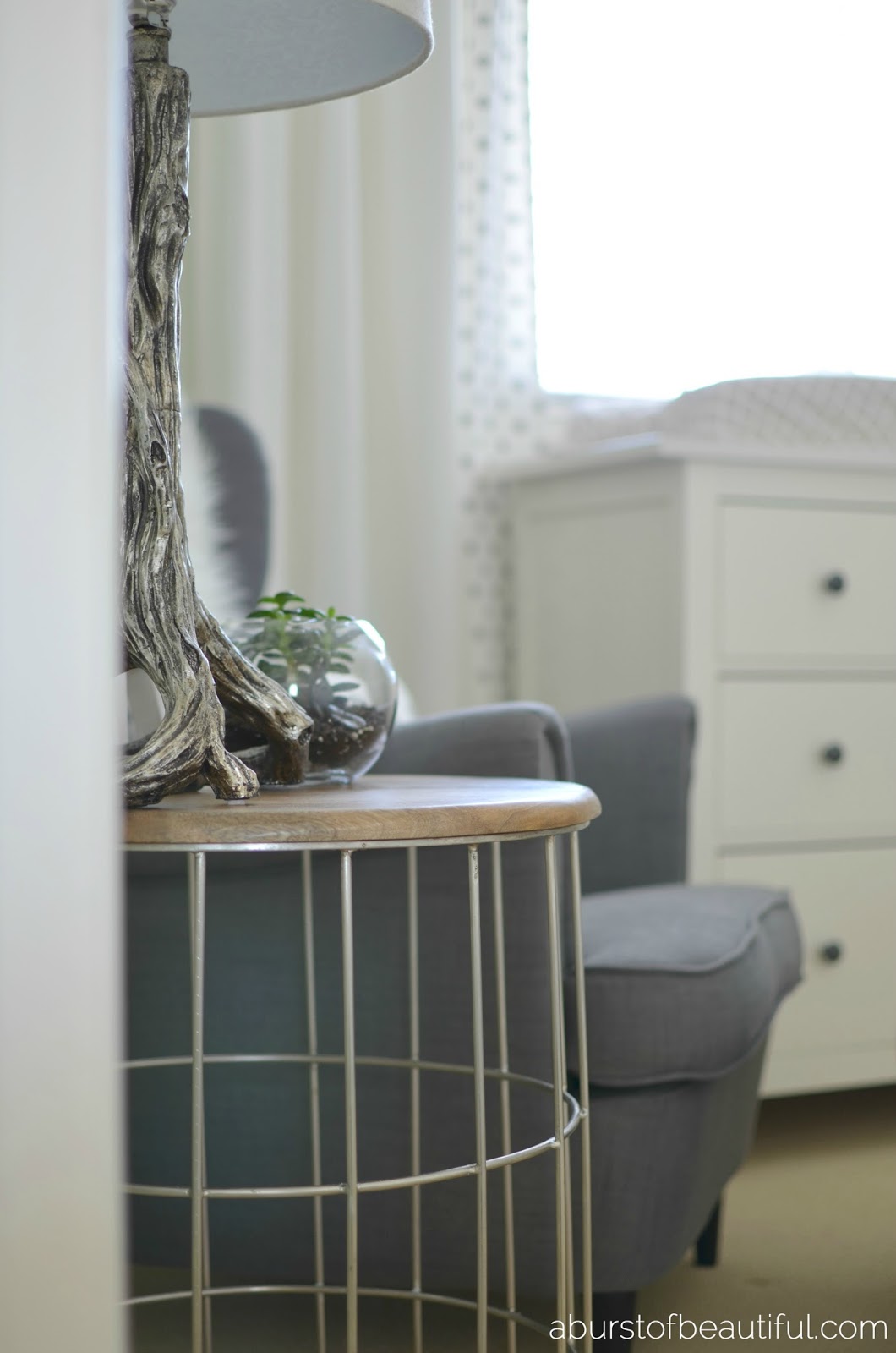A soft and soothing gender neutral nursery | A Burst of Beautiful